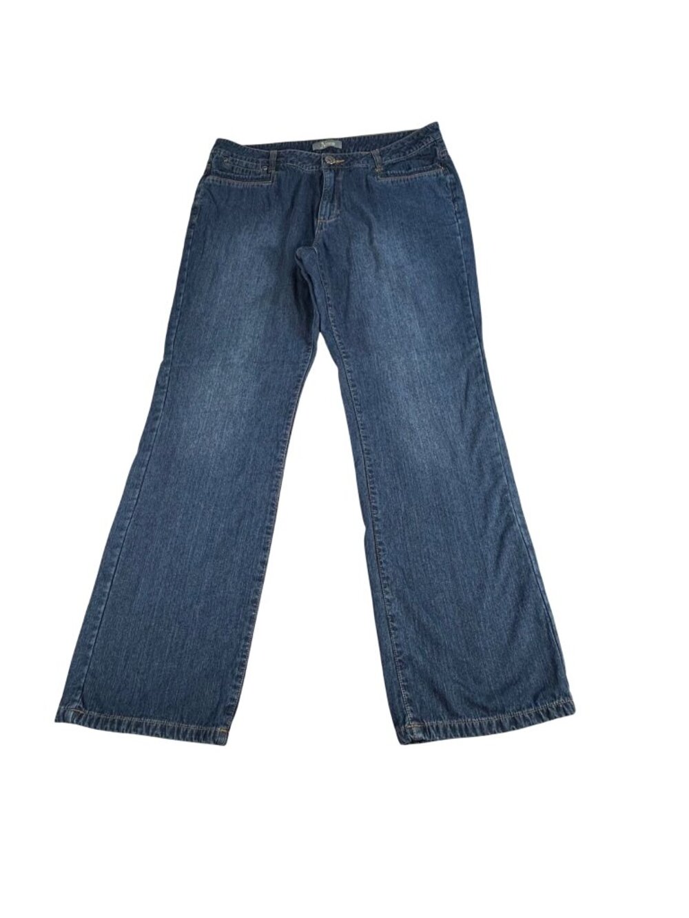 Natural Reflections Plaid Flannel Lined Jeans Women's 14 Straight Leg Outdoors
